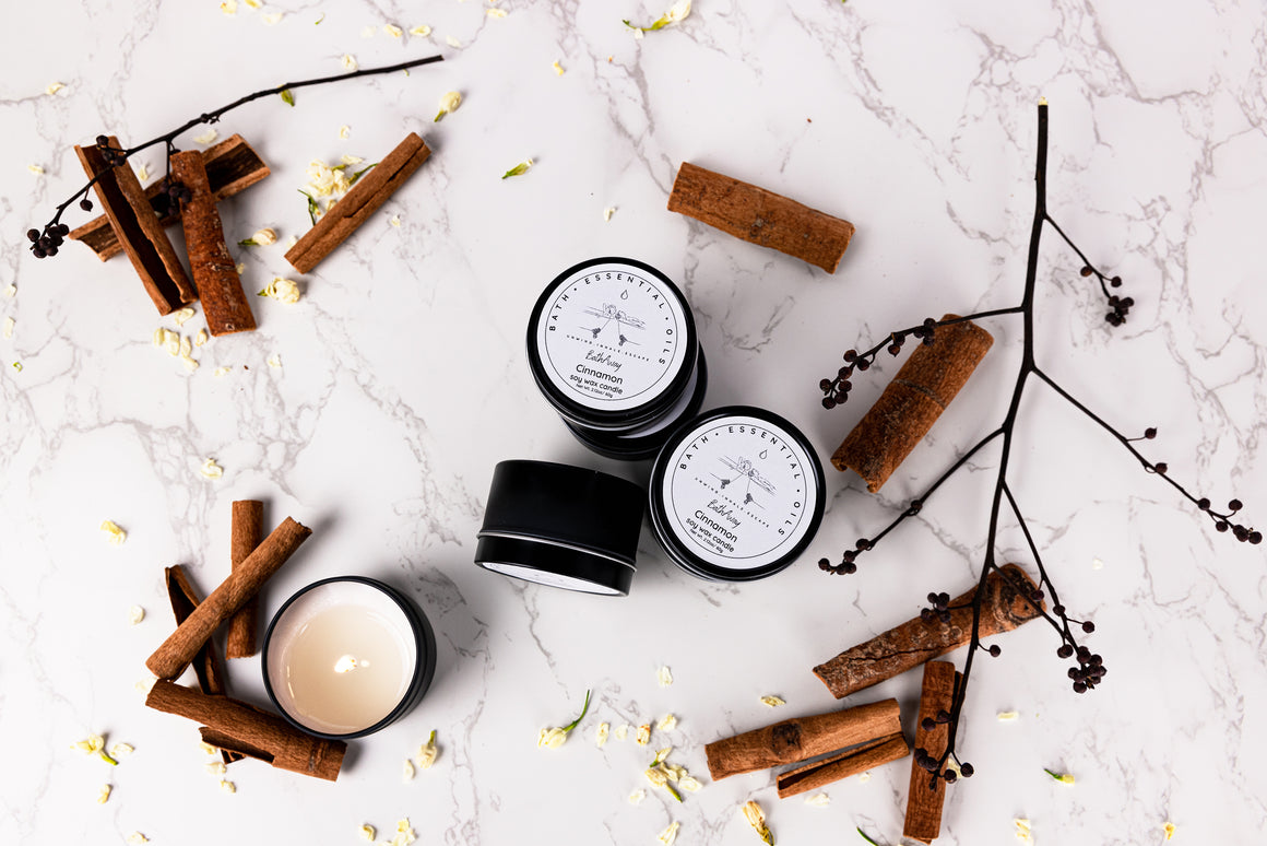 Cinnamon Essential Oil Candles | Handmade