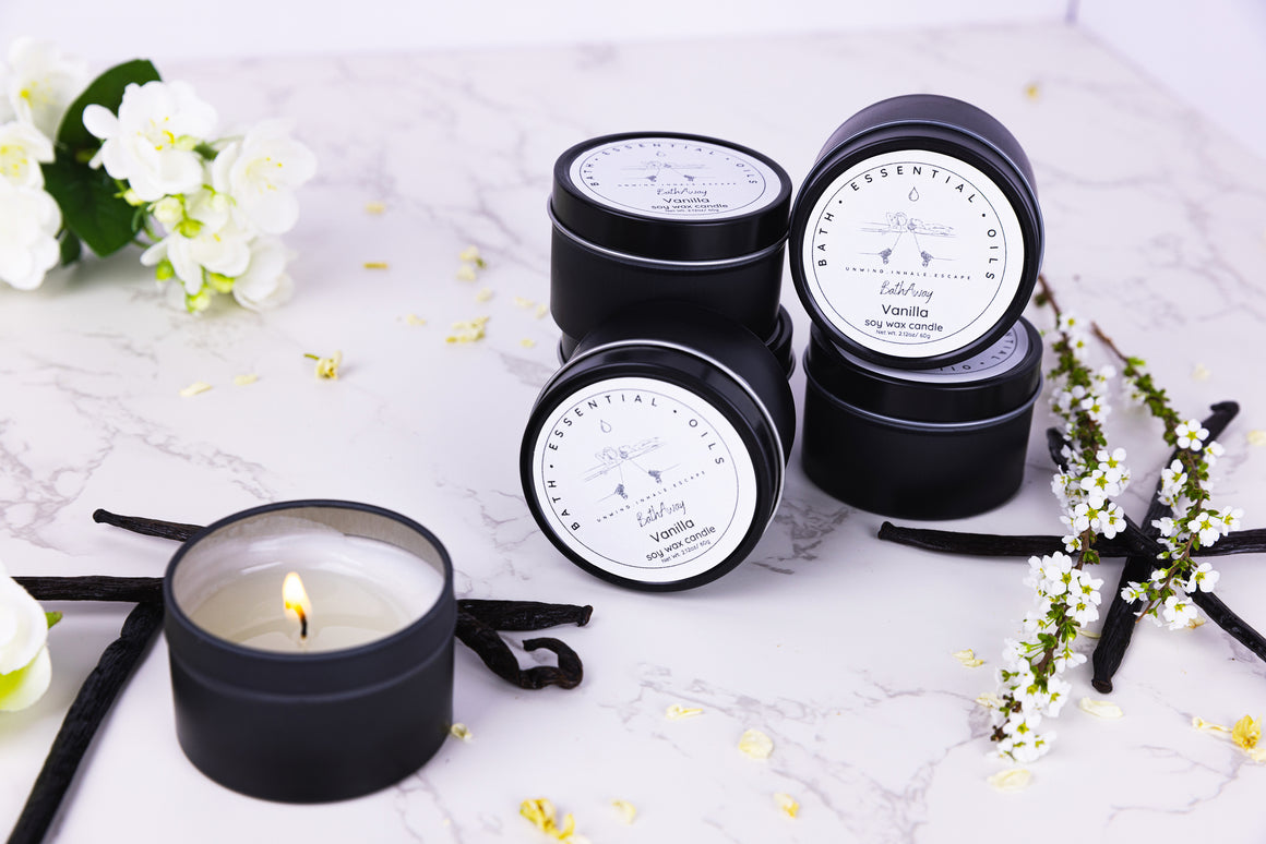 Vanilla Essential Oil Candles | Handmade