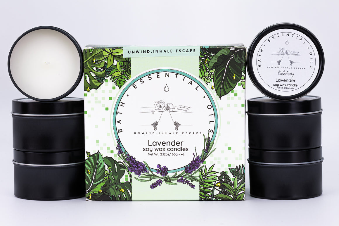 Lavender Essential Oil Candles | Handmade